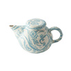 Tea Pot Small FAUVE SWIRL Turquoise