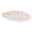 Tasting Plate Round Flat FAUVE SWIRL Pink