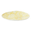 Tasting Plate Round Flat ROSE CHRYSANTHEMUM Yellow