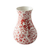 Bellied Vase BIRDY PATCH Red